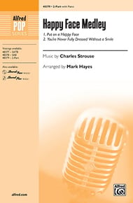 Happy Face Medley Two-Part choral sheet music cover Thumbnail